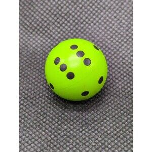 Koplow Games Round Lime Green D6 Dice